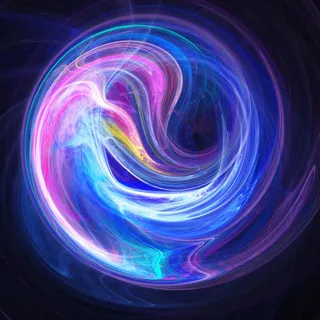 梦幻炫彩烟雾背景