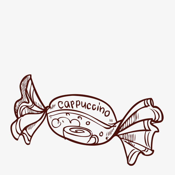 素描糖果免抠