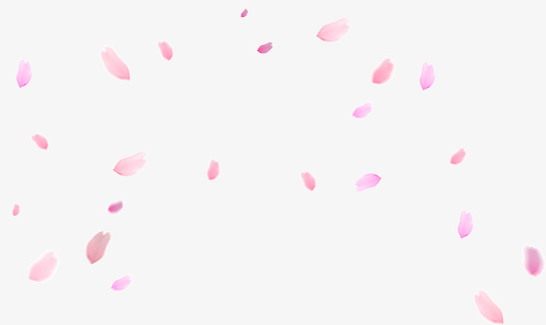漂浮花瓣免抠