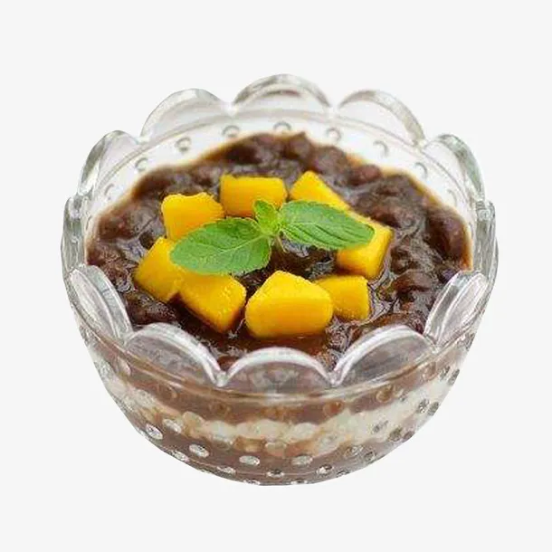 小份芒果红豆冰沙免抠