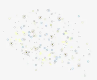 手绘卡通波点点缀免抠