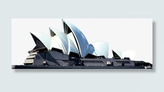 欧式旅游景点美景悉尼歌剧院免抠