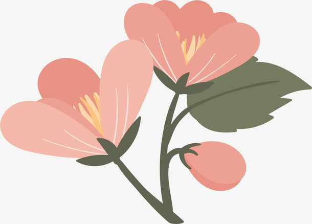一支花卉免抠