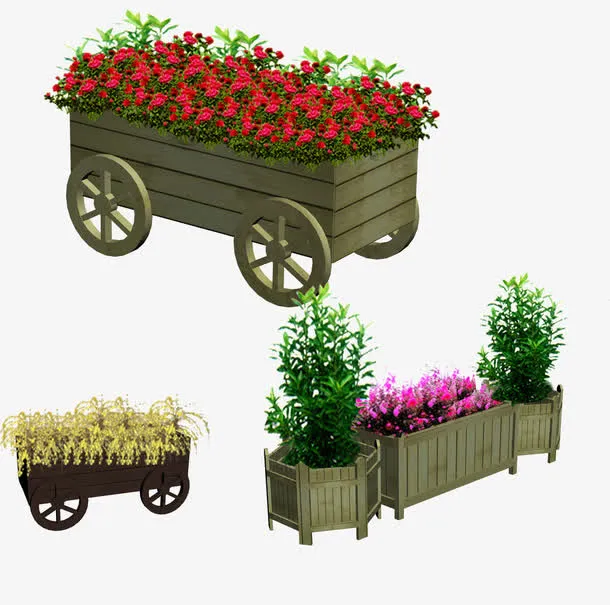 3D花箱免抠