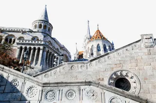 欧式白色建筑前景图案免抠