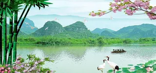 山水风景画高清