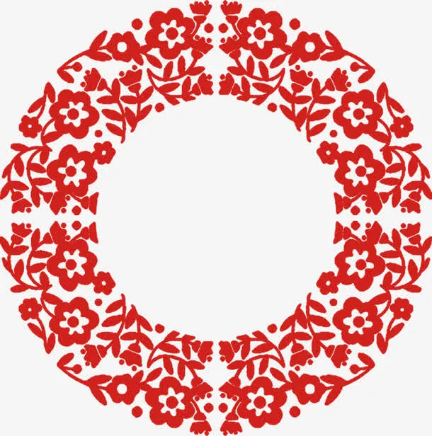花纹圆环免抠