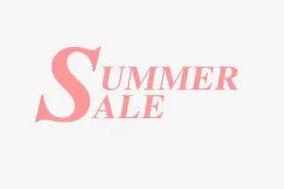 夏季特惠英文艺术字免抠