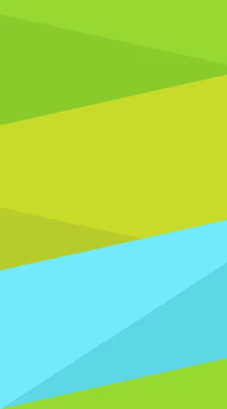 绿色三角几何图形装饰背景