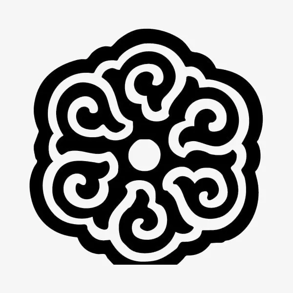 中国风艺术边底免抠