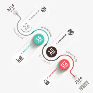 矢量商务金融说明图免抠