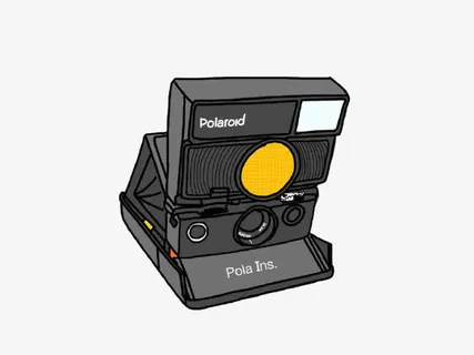 卡通复古相机免抠