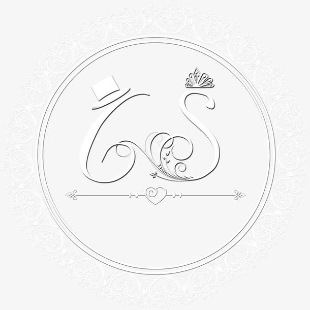 婚礼logo免抠