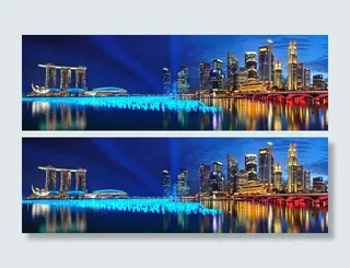 城市夜景海报背景图高清