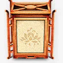 中国风木头莲花灯免抠