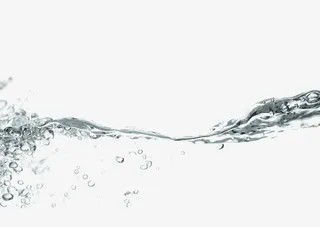 透明简约流水装饰图案免抠