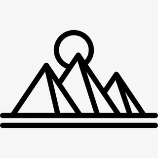 金字塔图标免抠