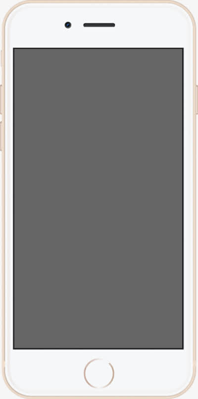 iphone土豪金正面边框免抠