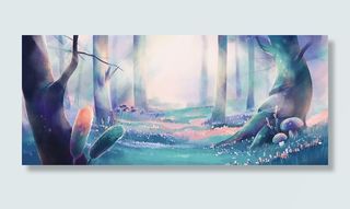 梦幻奇妙森林背景装饰高清