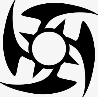 黑色创意飞镖免抠