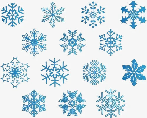 雪花背景图案