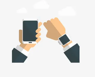 智能手机手表免抠