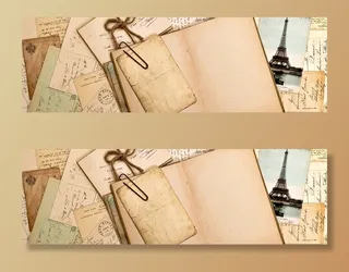 复古信纸明信片背景高清