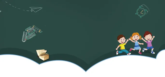 学习用品扁平简约海报背景高清