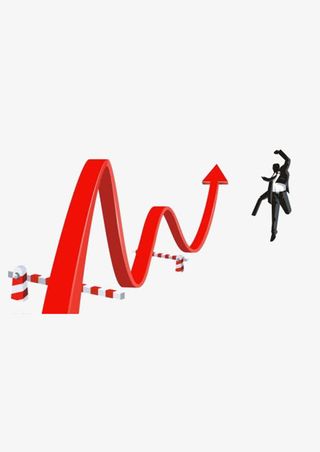 科技k线图表背景免抠