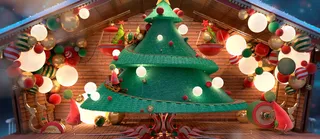 圣诞节卡通背景促销banner高清