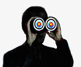 美式插图洞察力免抠