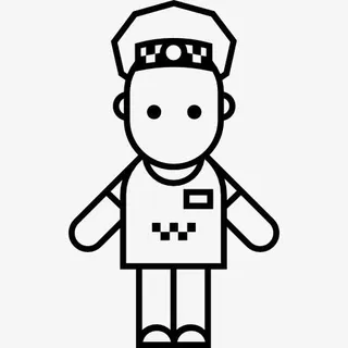 出租车司机图标免抠