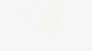 粒子中国地图免抠