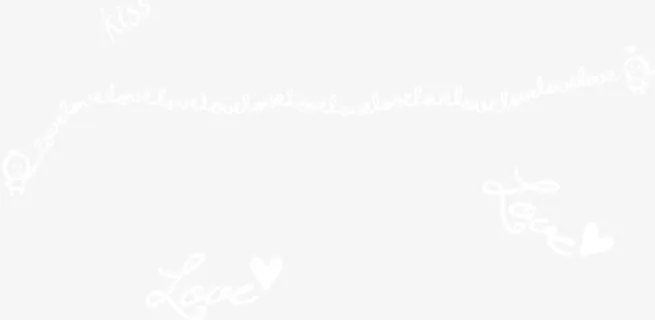 素描手绘可爱韩国风love免抠