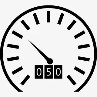 里程表为公里，速度控制图标免抠