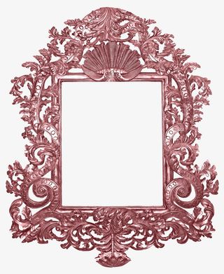 怀旧复古相框免抠