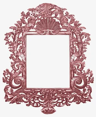 怀旧复古相框免抠