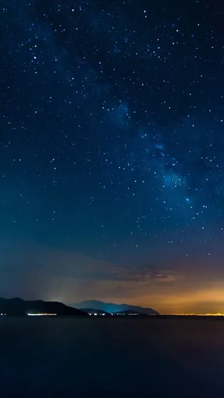 蓝色星空科技H5背景素材高清