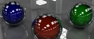 质感 水晶球 倒影 多彩高清