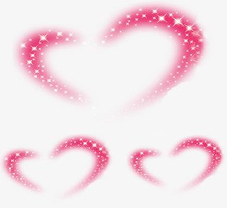 璀璨七夕爱礼到底海报粉星心形免抠