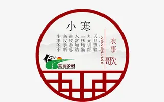 二十四节气之小寒免抠