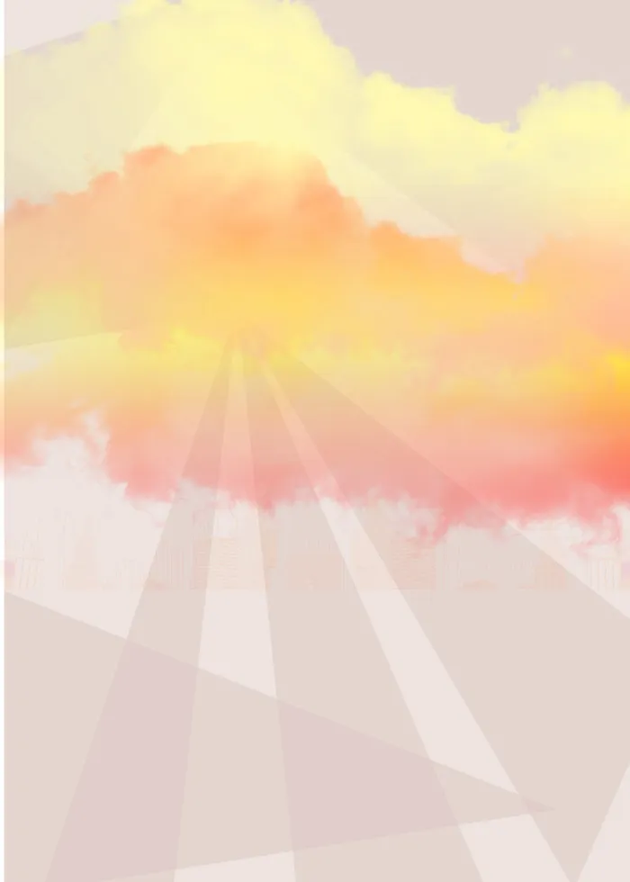 卡通云彩背景素材banner高清