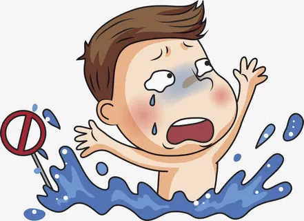 溺水的男孩免抠