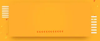 黄色渐变电商潮流banner高清