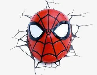 破墙立体图蜘蛛侠免抠