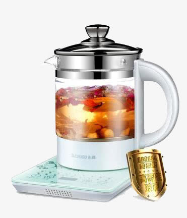 养生壶实物图免抠