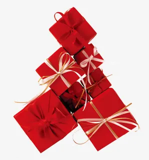 俯视图礼物堆免抠