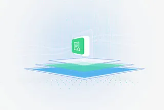 蓝色科技光效标签免抠