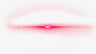 白色光红色光晕装饰免抠