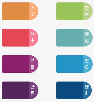 矢量促销标签免抠